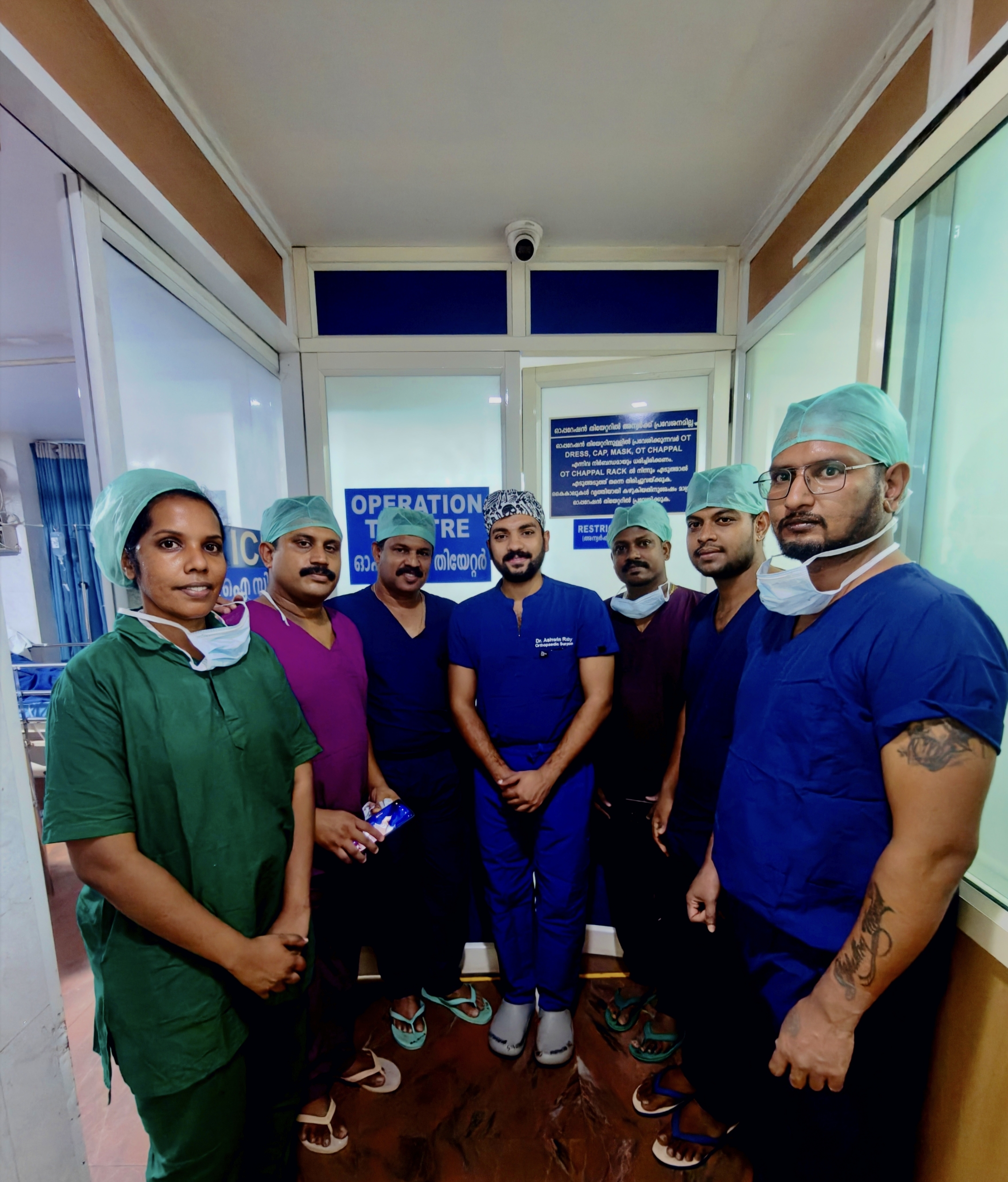 First Total Knee Replacement at our Hospital by Dr Ashwin Roby and team 